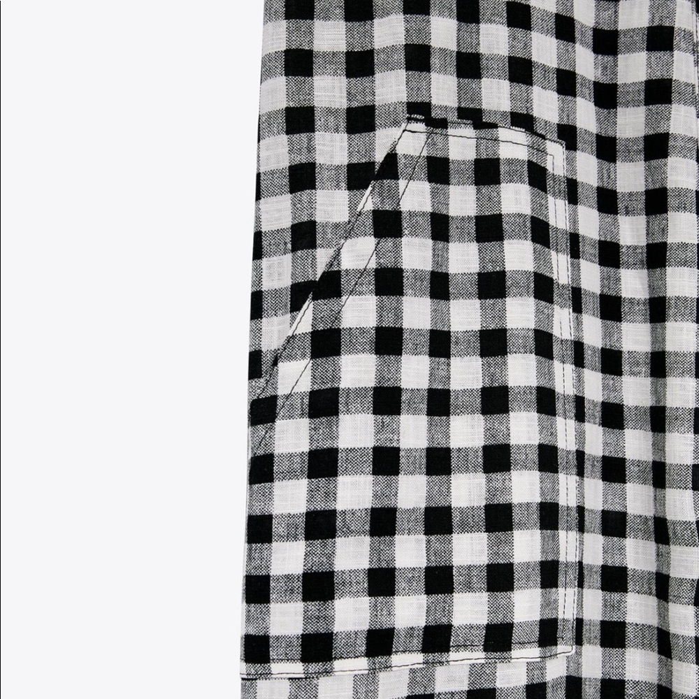 New with tags Zara Gingham Print Overall - Picture 4 of 10